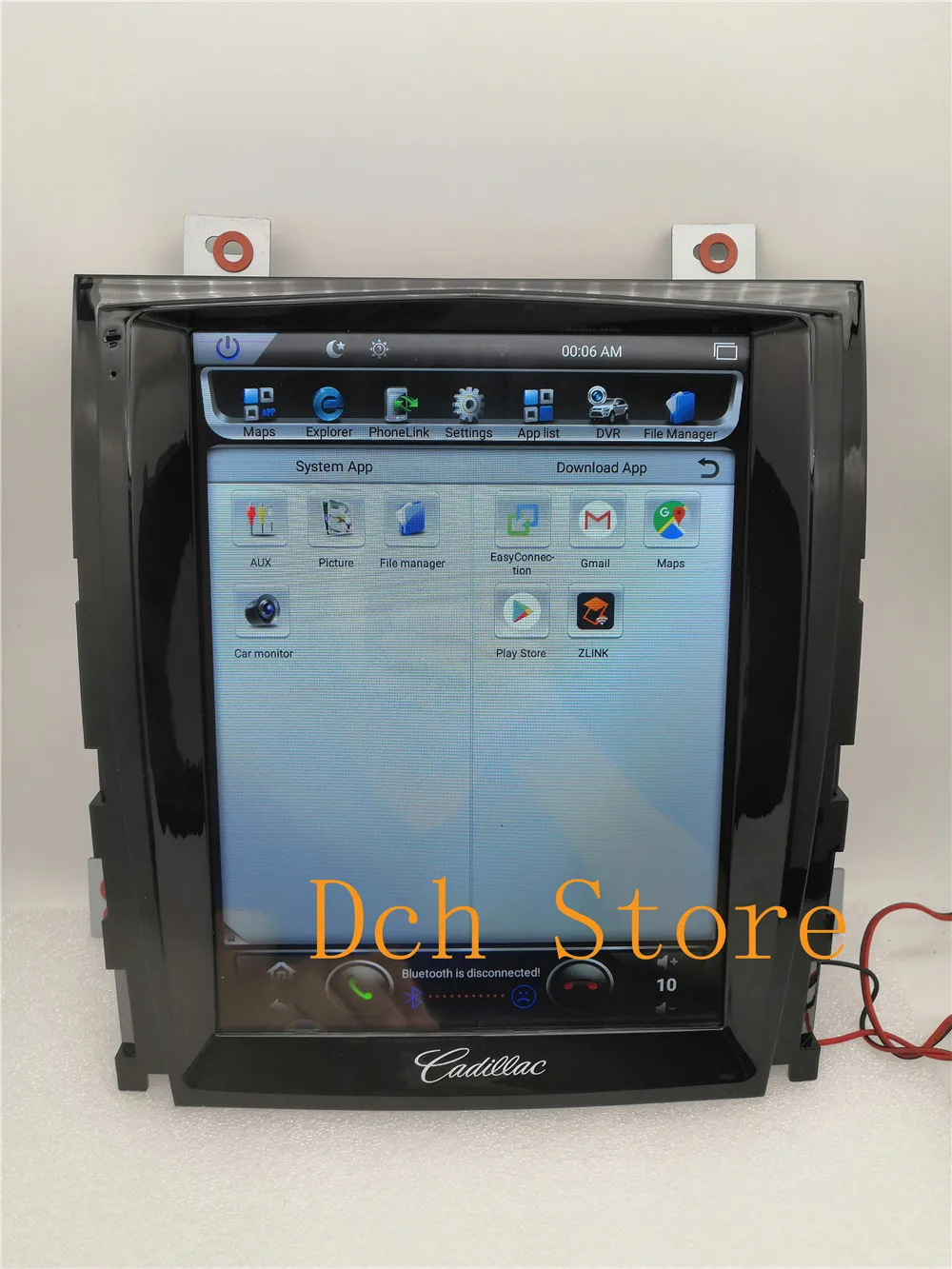 Sale 10.4 inch Vertical Screen Tesla Style Android 8.1 Car DVD player GPS for Cadillac Escalade navigation radio 64G RAM 4G ROM px6 5