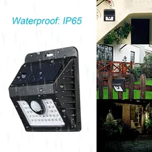 30 светодиодный светильник на солнечных батареях, уличный беспроводной датчик движения, настенный светильник для сада, уличный светильник на солнечных батареях, светильник для дорожки s