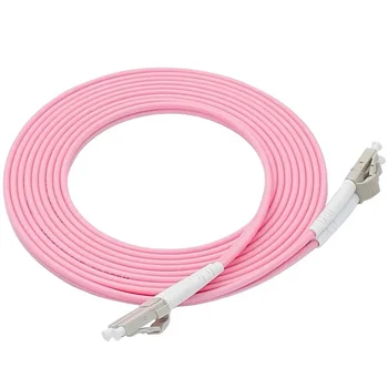 

LC-LC 40GB Multimode Fiber Patch Cable OM4 LC/UPC to LC/UPC Optical Fiber Patch Cord OM4 Fiber Jumper