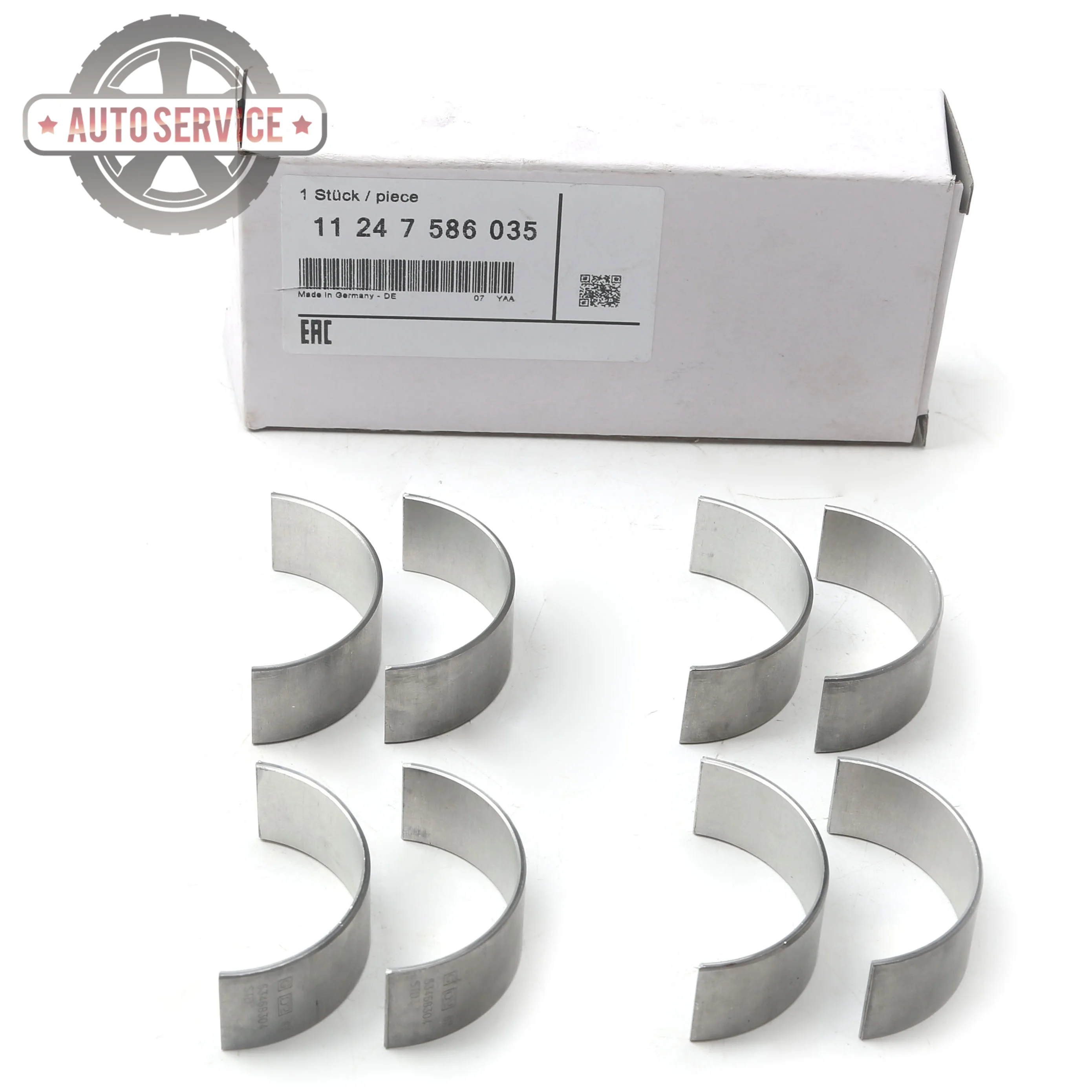 

11 24 7 534 683 11 24 7 586 035 Car Connecting Rod Bearing Kit For BMW 1 Series F20 116i 118i 120i MINI 2015-2016 CLUBMAN R55