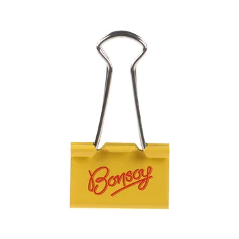 

Color Long Tail Folder Various Printing Binder Clip Student Stationery Ordinary Long Tail Clip Style Random Delivery