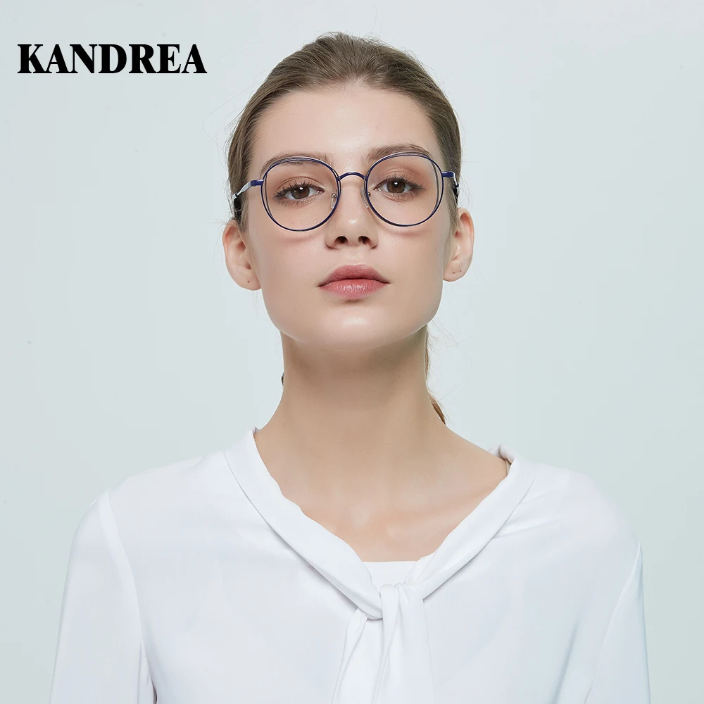 Kandrea, классические женские очки, оправа, прозрачная, модная, личность, прозрачные линзы, большая оправа, очки