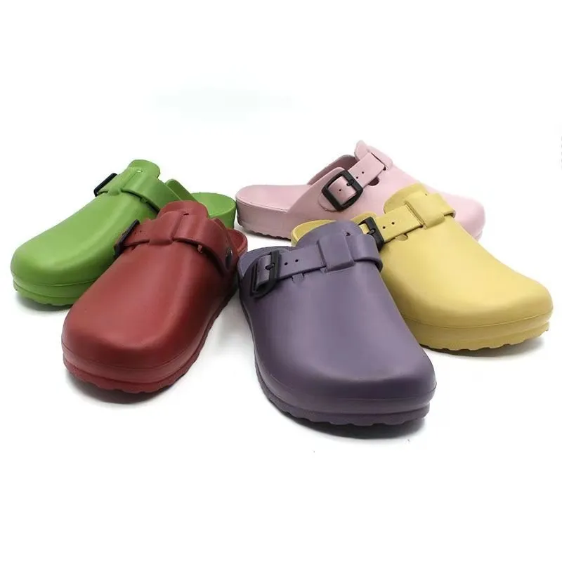 

Waterproof anti-skid EVA hospital laboratory Baotou slippers female slippers indoor home soft bottom sandals and slippers men