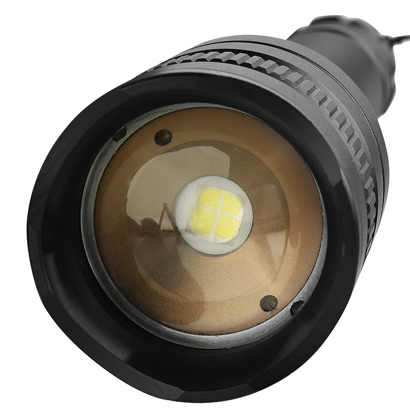 FX-DZ901515 CREE xlamp XHP70 6V 29w чип 3200lm Мощный тактический светодиодный фонарик Фонарь с масштабированием 18650 батареи