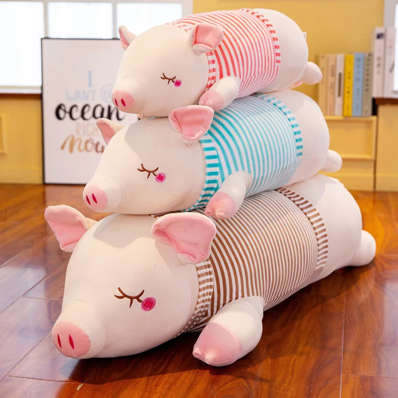 Cute pig plush toy super soft plush toy cute animal doll baby soothing pillow child kid birthday gift M124 soothing towel child towels decorative small blanket cotton gauze baby snuggle