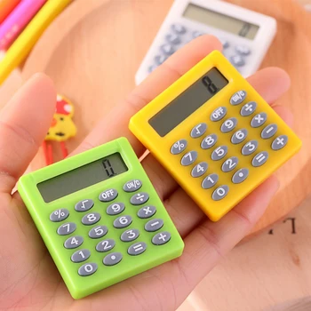 

Pocket Cartoon Mini Calculator Ha ndheld Pocket Type Coin Batteries Calculator carry extras