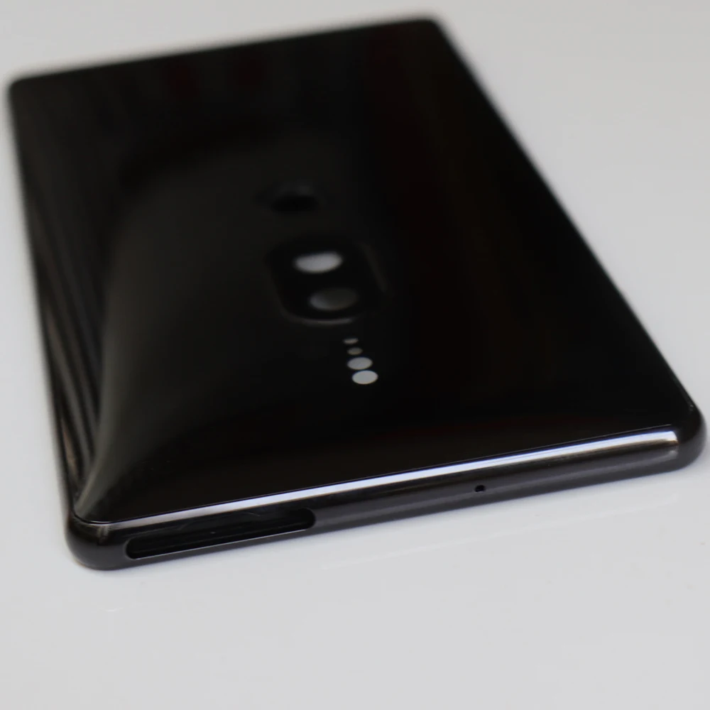 XZ2P корпус батареи задняя крышка Задняя Дверь Замена для sony Xperia XZ2 Premium+ объектив камеры+ Кнопка громкости питания