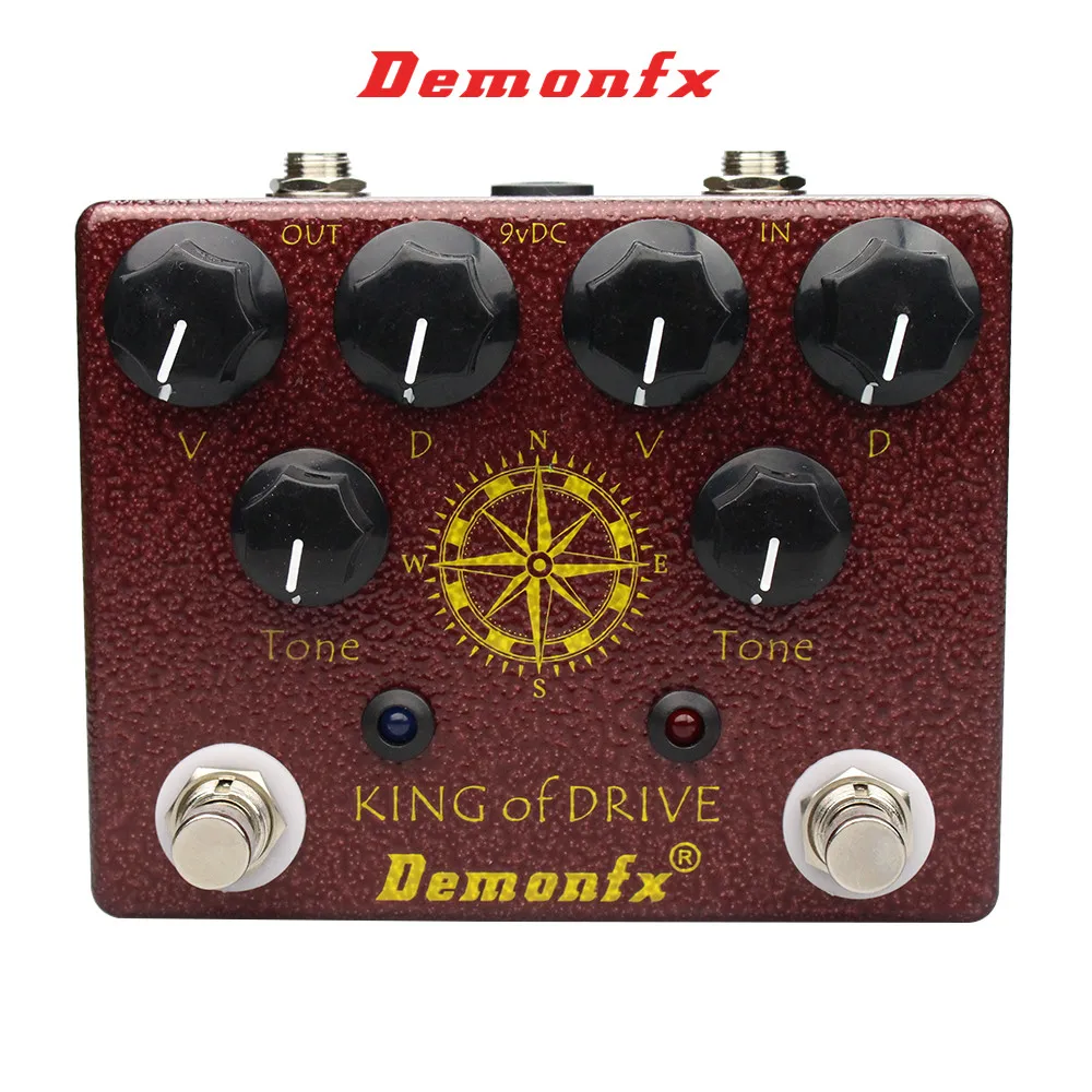 Новый высококачественный King Of Drive Clone Overdrive KOT Tone педаль для звукового эффекта