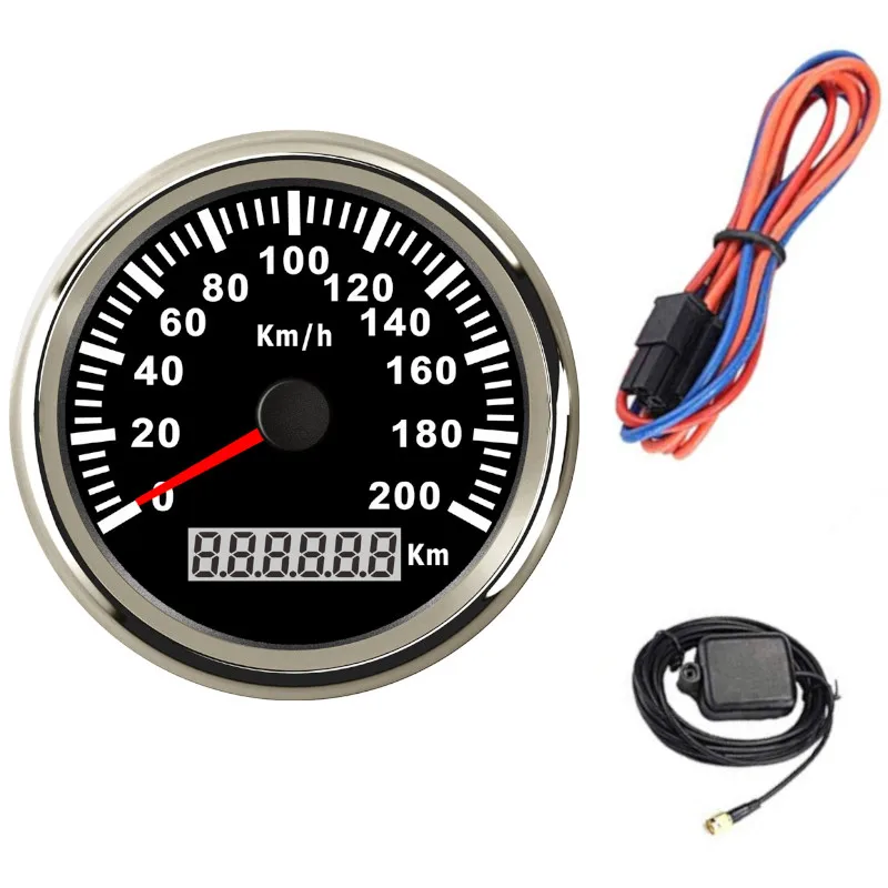 85 мм 200 км/ч Универсальный цифровой gps датчик скорости для грузовика морской лодки ATV нержавеющая 316L рамка автомобиля gps датчики скорости 12 В/24 В