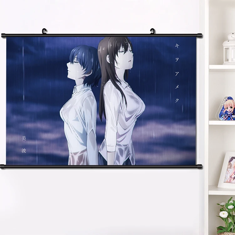 Милые аниме домашние Na Kanojo домашние девушки Rui Tachibana настенные подвесные плакаты Otaku коллекция украшений для дома Искусство 40*60 см