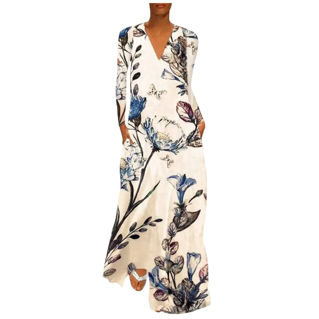 maxi dresses for women 2019 autumn dress women fashion new women dresses woman party night plus size dresses elegant white #U maxi dresses for women 2019 autumn dress women fashion new women dresses woman party night plus size dresses elegant white #U