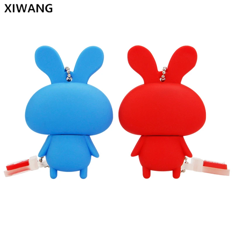 Интерфейсом usb 2,0 mini мультфильм Синий Кролик флешки 4 gb 8 gb 16 ГБ, 32 ГБ, 64 ГБ флэш-памяти 128 Гб карту флэш-памяти с интерфейсом usb Бесплатная