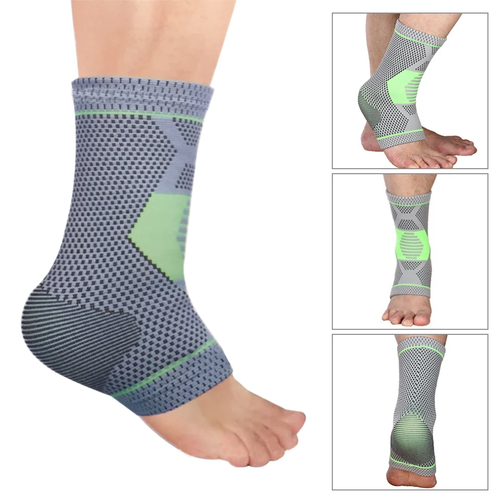 SFIT 1 шт. поддержка лодыжки дышащий эластичный рукав компрессионный носок Баскетбол защитный Лодыжки Бинт теплый уход за грудью