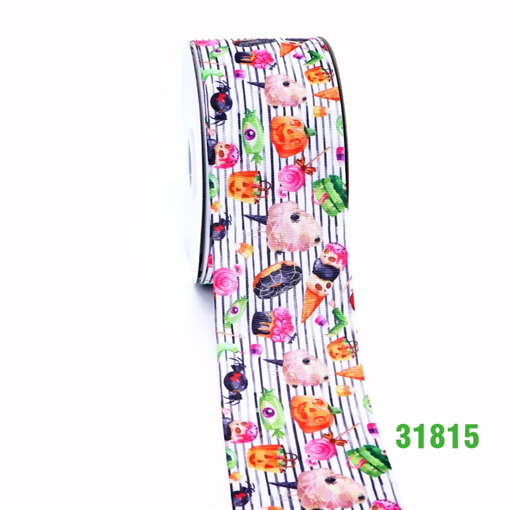 31815 50 ярдов мультфильм напечатанный grosgrain ленты 31722 - Цвет: 31815