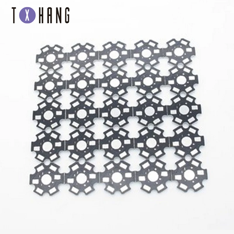 

10pcs/lot 1W 3W 5W High Power LED Heat Sink Aluminum Base Plate 20mm Lamp beads radiator