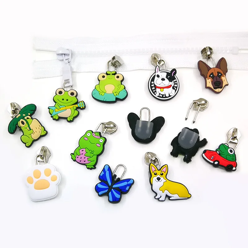  Clip on Charms Zipper Pulls Cats, Dogs, Paws, Bone