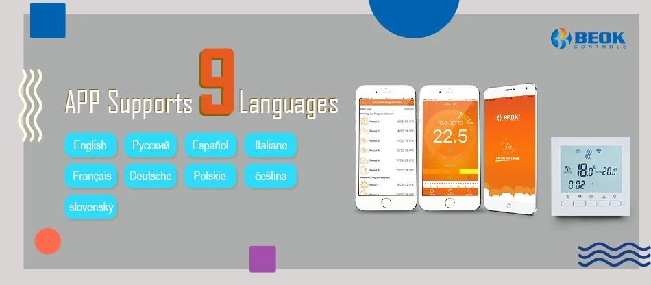 BEOK программируемый газовый котел регулятор температуры нагрева приложение управление s wifi термостат и ручное управление термостат с замком для детей