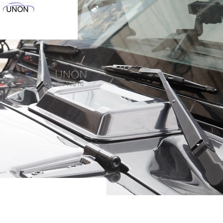 

1Pcs Black ABS Plastic Car Cowl Heater Air Vent Hood Scoop For Jeep Wrangler TJ JK 98-18 Car Accessories