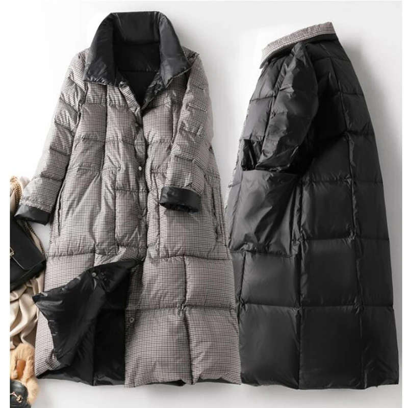 SEDUTMO Winter Long Oversize Womens Down Jackets