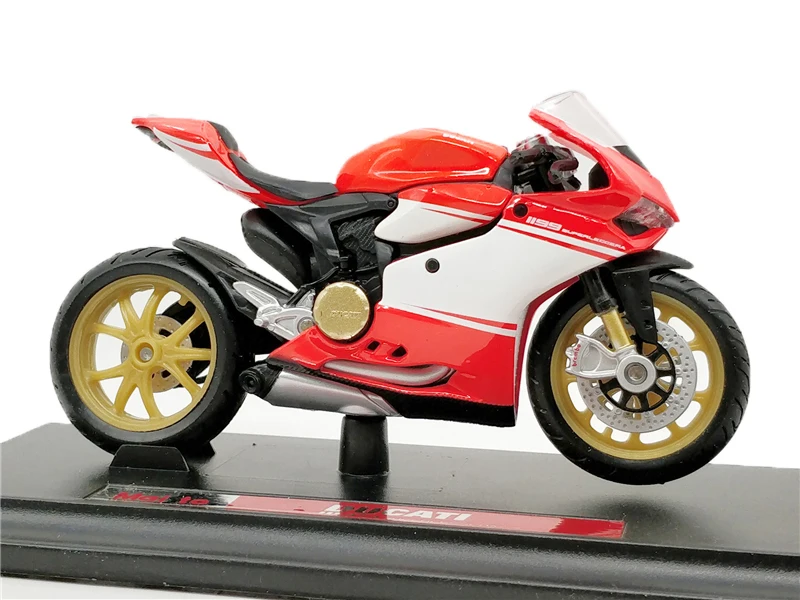 Maisto 1:18 Ducati 1199 Hypermotard 1098S скремблер supersport s 848 Monster 1200S Deacast мотоцикл уличный велосипед - Цвет: 1199 Superleggera