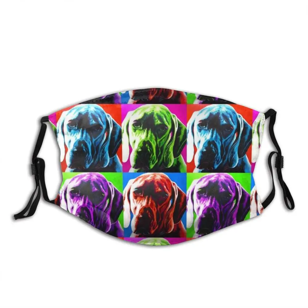 

Weim Pop Funny Cool Cloth Mask Weimeraner Dogs Pop Art Animals