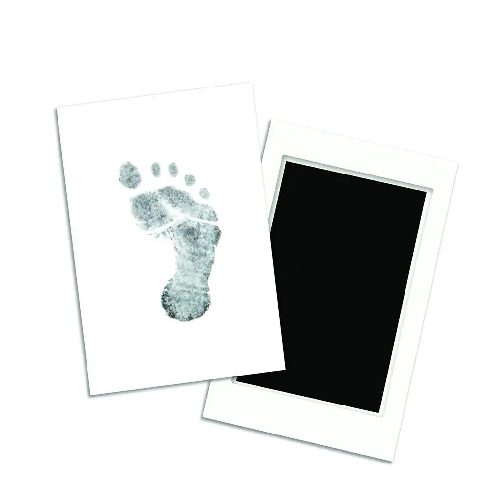 

Newborn Baby Handprint Footprint Makers Clean-touch Ink Pad w/Print Paper