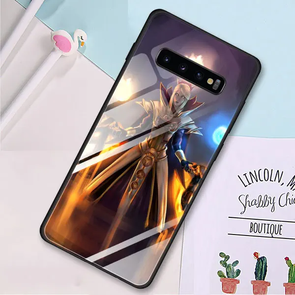 11 Чехол dota 2 с логотипом из закаленного стекла для samsung Galaxy Note 10 10 Plus 9 S10 S8 S9 Plus S10e A50 A30 - Цвет: 11