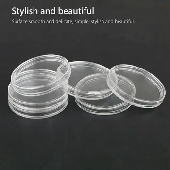 

30x 40.6mm Clear Airtight Holder Capsule Case For American Silver Eagle 1Oz Coin Protected From Oxidation Collision