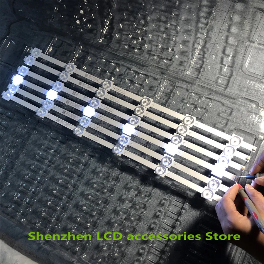 12 peças lote PARA Skyworth 4906X7 6LEDs 48CM 3V 100% NOVO