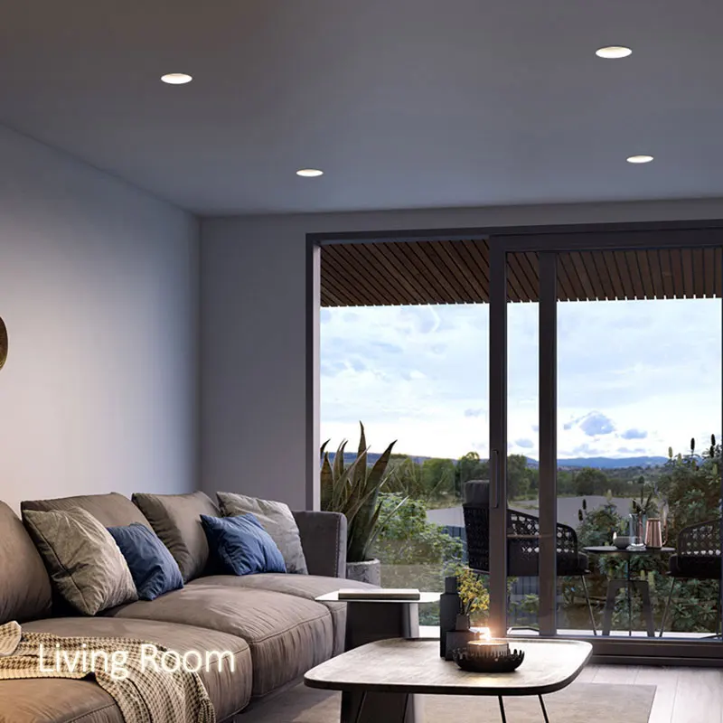 Анти блики встраиваемый cветодиодный Светильник Downlight светодиодный вниз