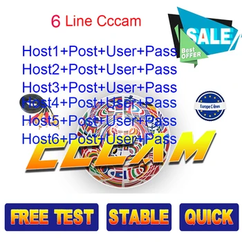 

Newest most stable cccams for Europe spain Satellite tv Receiver 6lines WIFI FULL HD DVB-S2 Support Ccams server Spain Europe
