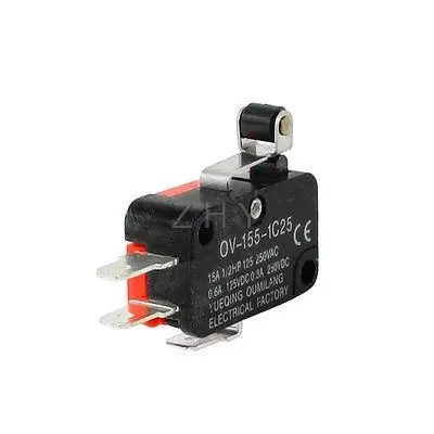 

OV-155-1C25 Push Button Actuator SPDT Micro Switch AC 250V 15A