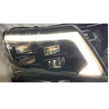

2015+ new parts for NP300 NAVARA LED Multi-lens headlight assembly running turn signal for NAVARA