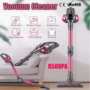 

8500 PA Cordless Flexible Stick Vacuum Cleaner Powerful Suction Household Handheld Vacuum Dust Collector Aspirator Cleaner
