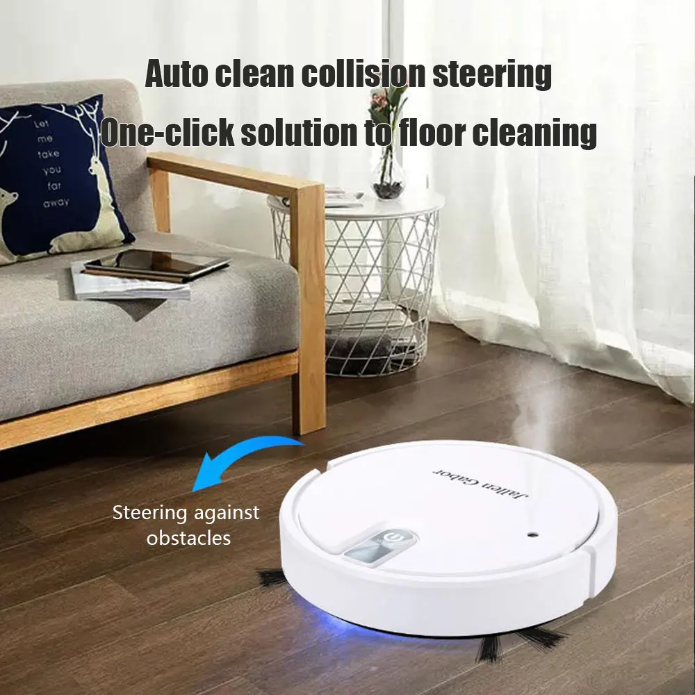 Professional Intelligent Home Rechargeable Electric Automatic Smart  Wireless Cordless Robot Vacuum Cleaner Sweep Drag Suction - AliExpress