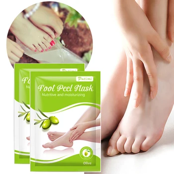 

5pack=10pcs Exfoliating Foot Mask Peeling Dead Skin Whitening Feet Mask for Legs Exfoliation Foot Patch Pedicure Foot Socks