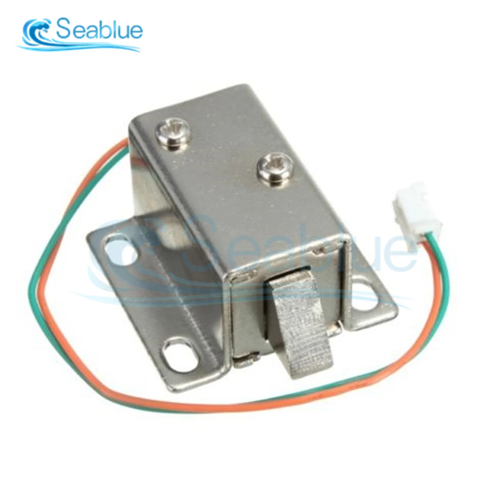 Cabinet Door Lock Electronic Lock Catch Door Gate 12V 0.35A 350mA Solenoid Access Control For Electric Control Cabinet Door Drawer Locks cabinet door lock door lock buckle drawer lock