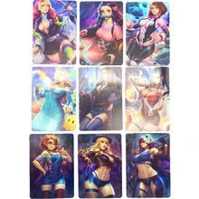 

Seven Sets of Limited Rare 9 Pieces/set ACG Sexy Anime Movie Beauties Anime Card Sexy Nude Hobby Collection Card Gentleman Card