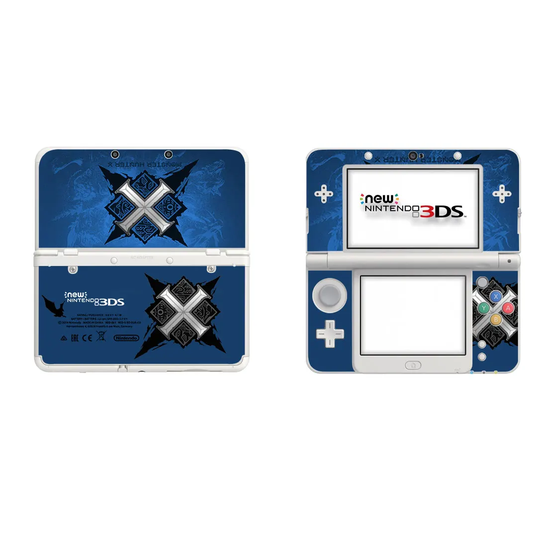 Monster Hunter полное покрытие наклейка Кожа Наклейка для nintendo NEW 3DS Скины Наклейка s для NEW 3DS виниловая Защитная игра Кожа Наклейка