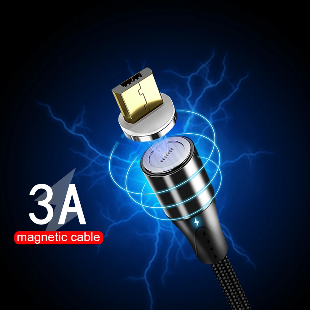 

Obobix Micro USB Magnetic Cable For Samsung Galaxy S7 Edge Magnetic Quick Charging Wire Cord Micro USB Cable For Redmi Note 5