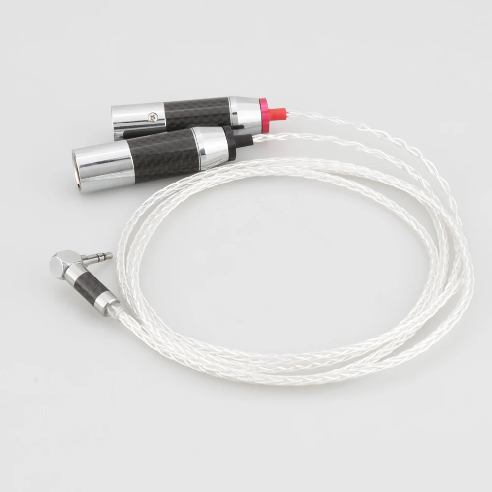 Audiocrast 819AG Audiophile Audio Cable Angled Mini Jack 3 5mm to 2 XLR 3 Pin for PC Headphone Mixer 1 8 3 5 to Dual XLR Cable