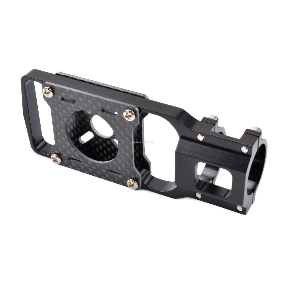 Support moteur drone FPV aluminium avec vis de fixation, compatible tubes carbone 20/22/25mm