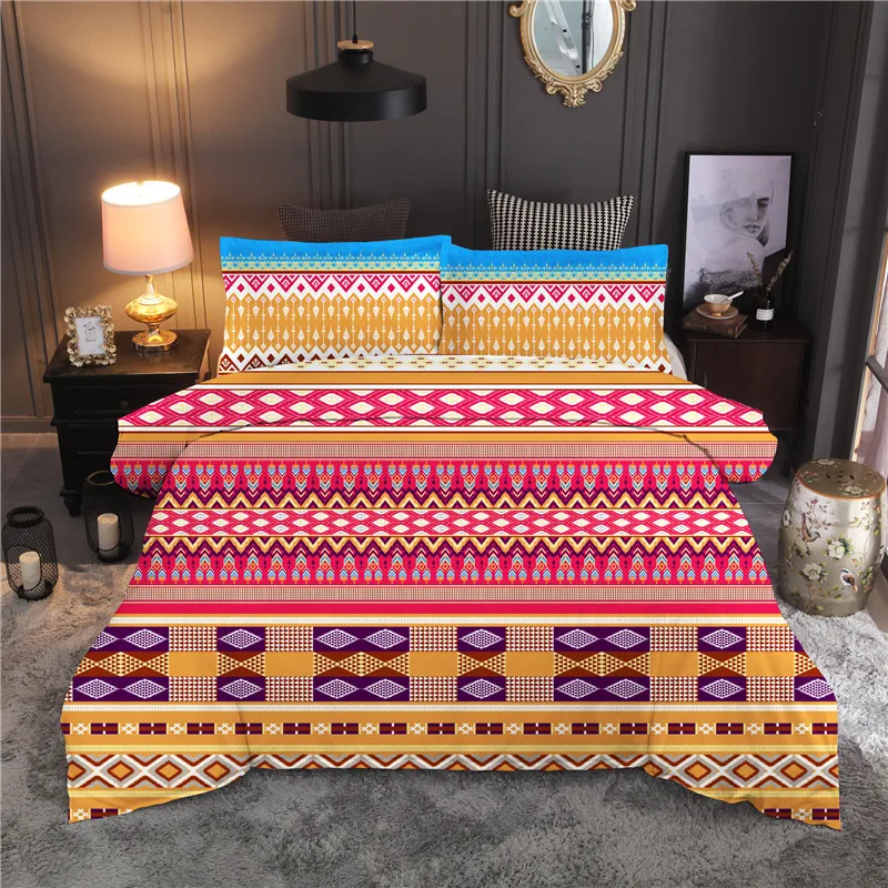 

Bohemian Printed Bedding Set Duvet Cover Sets Queen King Quilt Cover Bed Linen