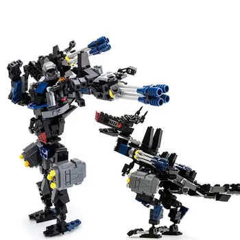 

I Transfor Robot Dinosaur Series Bricks Toys ABS Toys Transformation Dinosaur King Model Building Blocks Birthday Gifts no box