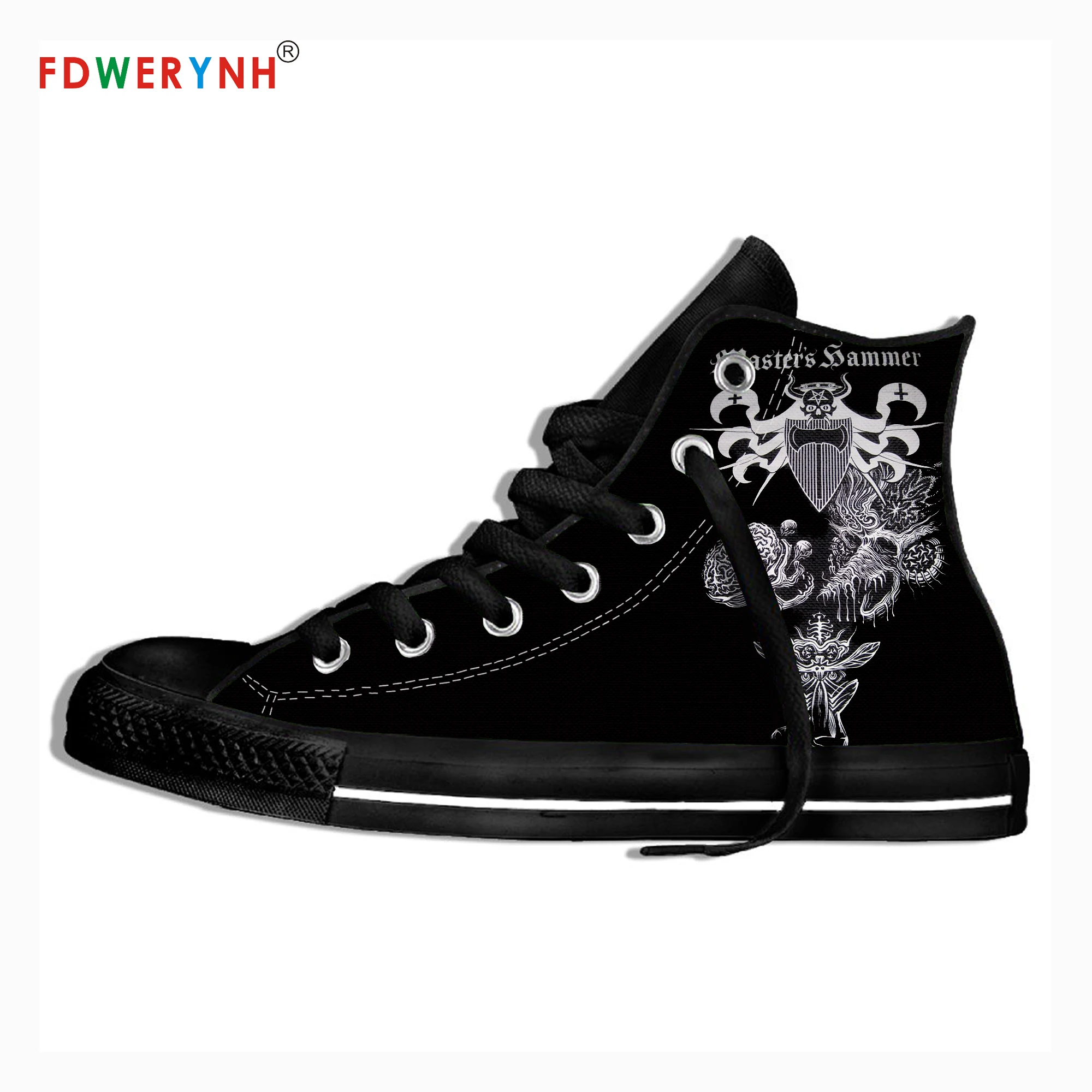 

Men's Casual Shoes Master's Hammer Band Most Influential Metal Bands of All Time 3D Pattern Logo Men Shoes