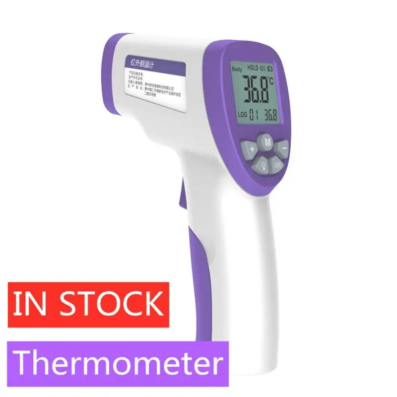 

Non contact Digital Infrared temperature gun for Baby Adult Forehead Ear thermometer Fever Digital Measure Tool DC 9V Health Car