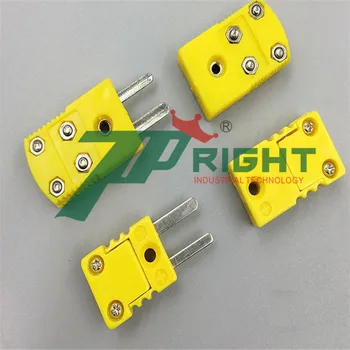 

Mini flat 2pins K type male and female plug TR-CP24