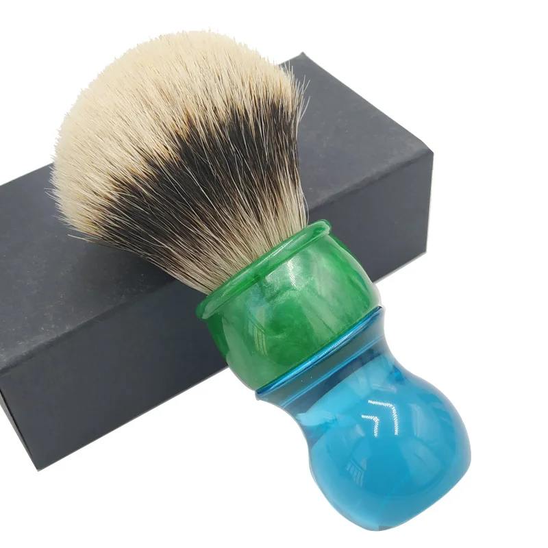 Dscosmetic 26 мм 2 диапазона барсук волосы помазок для бритья с синей ручкой