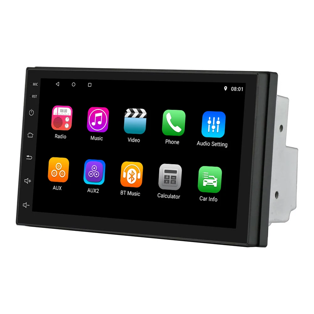 

Car Android 8.1 Multimedia Player Auto Radio 2Din 7'' Touch Screen GPS WIFI Bluetooth FM Stereo Audio MP5 Player