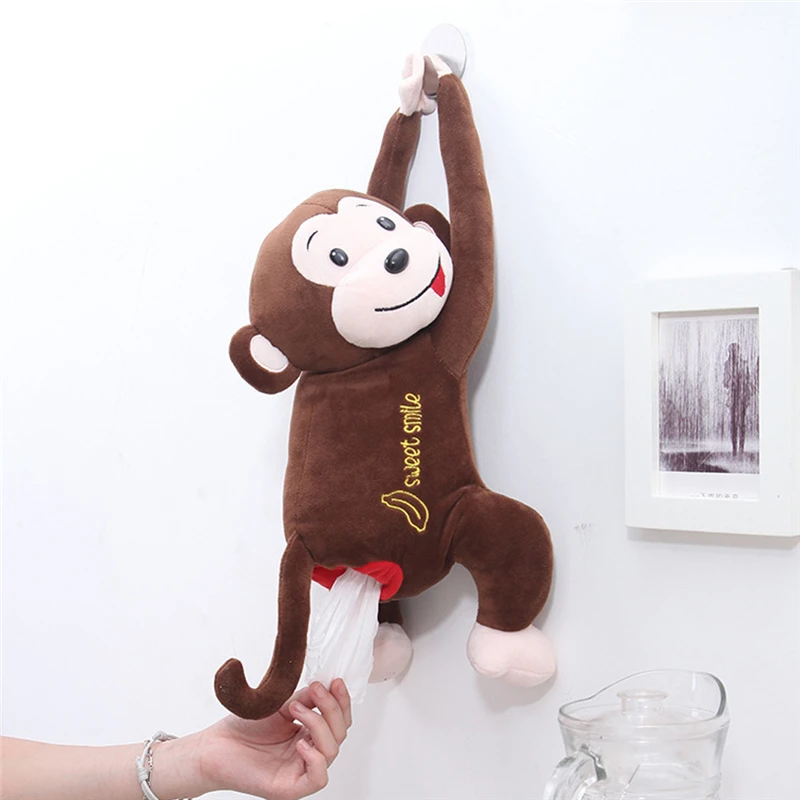 Creative Cartoon Paper Napkin Tissue Box Animal Tissue Napkin Paper Box Durable Practical  Convenient Household Items